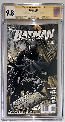 Buy Batman #700 ANDY KUBERT COVER CGC SS 9.8 SIG BY FINCH, DANIEL, & KUBERT (H/P) • 237.17£