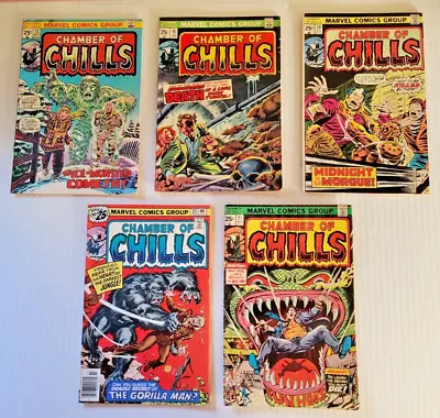 Buy Chamber Of Chills Comic Book Lot. #12 14 20 21 23. 1973 Horror. Mark Jewelers • 33.59£