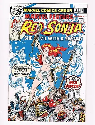 Buy Marvel Feature #4 - Red Sonja, Frank Thorne;  Marvel 1976 VF/NM • 11.95£