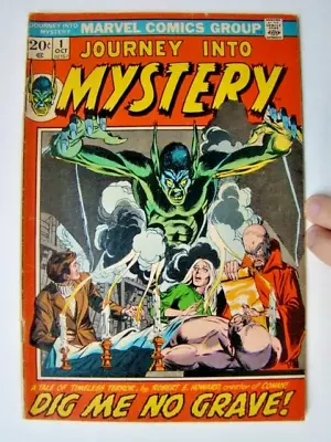 Buy Journey Into Mystery #1 Jim Starlin & Mike Ploog Art Marvel Comics 1972 VG • 10.07£