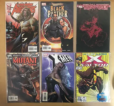 Buy 6 X Marvel Comics Incl: Black Panther, Human Torch, Avengers, X-Men And More... • 15£