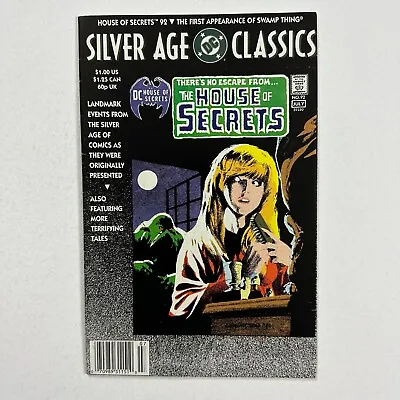 Buy House Of Secrets 92 Dc Silver Age Classics Edition 1st App Swamp Thing 1992 • 8£
