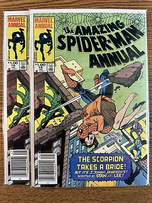 Buy Amazing Spider-man Annual #18 Lot Of 2 Run Lot Marvel Comics 1st Print • 7.88£