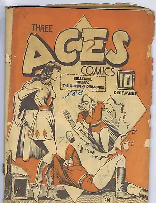 Buy Three Aces Comics V2 #11 Anglo American 1943 CANADIAN EDITION • 157.69£