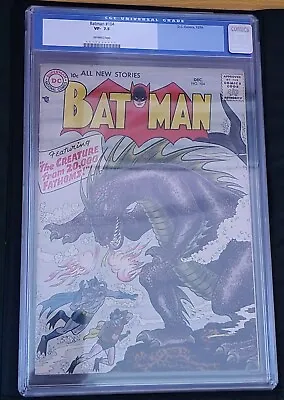 Buy Batman #104 CGC 7.5 1956 Old Label Never Cleaned & Pressed Golden Age • 450£
