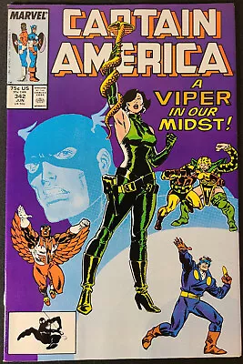 Buy Marvel CAPTAIN AMERICA #342 Direct (Jun 1988) Mark Gruenwald Kieron Dwyer Frenz • 8.03£