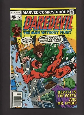 Buy Daredevil 153 VFNM Gene Colan Cover + Art! COBRA + HYDE! 1978 Marvel Comics P249 • 15.93£