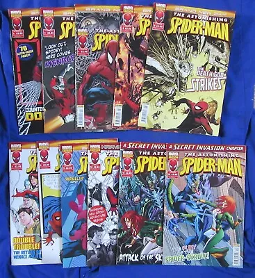 Buy Marvel The Astonishing Spiderman Comics X 11  2010 • 6.99£