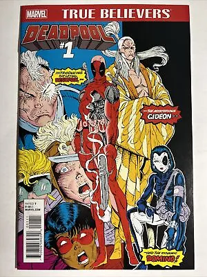 Buy Deadpool #1 True Believers • Reprints New Mutants #98 1st Appearance Deadpool! • 7.94£