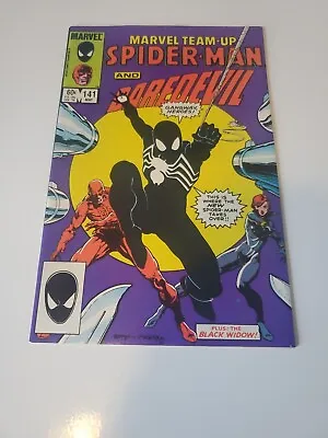 Buy Marvel Team-up #141 FN/VF 7.0 1st Black Costume! Spider-Man! Marvel 1984 • 51.39£