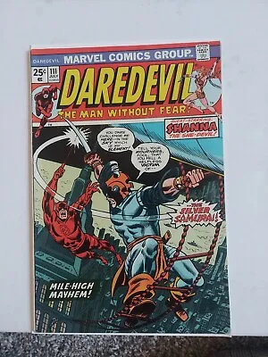Buy Daredevil #111 VF- 1st Silver Samurai Mandrill Nekra Black Widow Shanna Ka-Zar • 39.51£