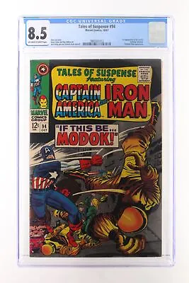 Buy Tales Of Suspense #94 - Marvel Comics 1967 CGC 8.5 1st Appearance Of M.O.D.O.K.  • 315.45£
