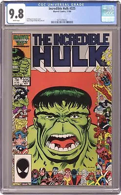 Buy Incredible Hulk #325 CGC 9.8 1986 4375446002 • 116.09£