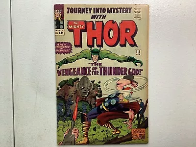 Buy Journey Into Mystery 115 1965 Stan Lee Jack Kirby Thor 2nd App Absorbing Man • 32.13£