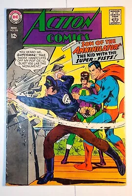 Buy ACTION COMICS #356 W/ SUPERMAN DC 1967 F- 5.5 1st NEAL ADAMS ACTION COMICS COVER • 12.80£
