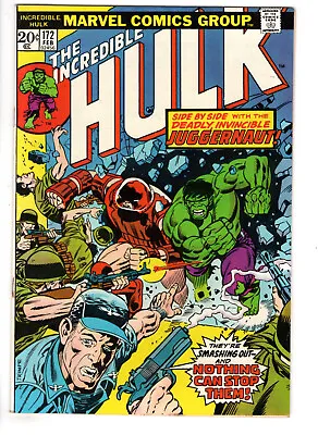 Buy Incredible Hulk #172 (1974) - Grade 6.5 - Juggernaut Appearance - Bronze Age! • 31.98£