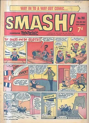 Buy Vintage Smash & Fantastic Comic No 155 Jan 18th 1969 Batman Superman Thor • 2£