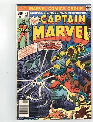 Buy Captain Marvel #48 Comic Book 1st App Cheetah 1976  Fine + • 3.95£