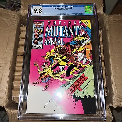 Buy New Mutants Annual #2 High Grade 1st U.S. App. Psylocke Marvel 1986 CGC 9.8 • 474.33£