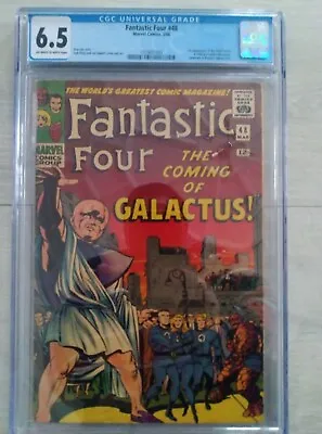 Buy Fantastic Four # 48  Cgc 6.5  Key 1st Silver Surfer & Galactus  Cents  1966 • 2,289.95£