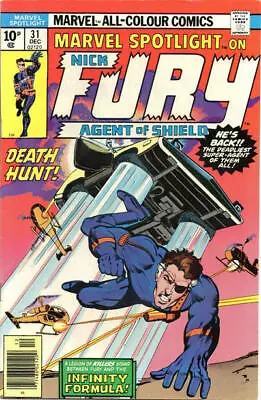 Buy Marvel Spotlight (1971) #  31 UK Price (5.0-VGF) Nick Fury, Staple Rust 1976 • 2.70£