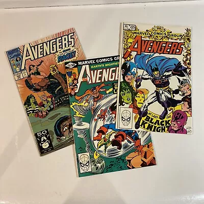 Buy Avengers #207, 225, 323 Marvel Comics Comic Book Lot, Black Knight, Rage Join • 8£