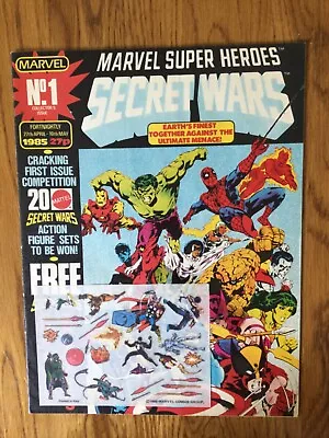 Buy Marvel Secret Wars 1 (1985) Rare.  Comes With NM Condition Free Gift • 50£