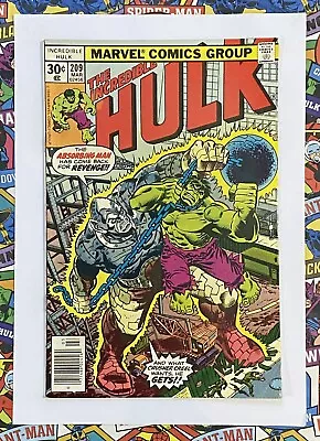 Buy Incredible Hulk #209 - Mar 1977 - Absorbing Man Appearance! - Vfn- (7.5) Cents! • 14.99£