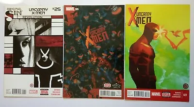 Buy Uncanny X-Men #25, #26, #27, VFN+, Brian Michael Bendis, Cyclops, Marvel Now! • 10.95£