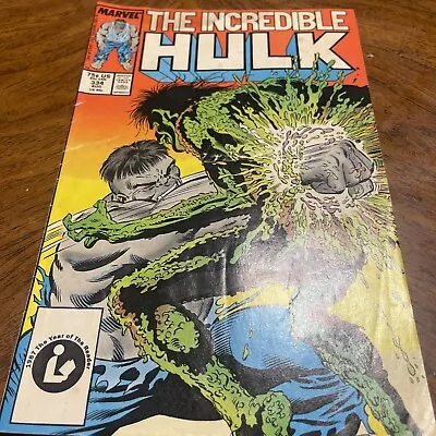 Buy The INCREDIBLE HULK #334 (Aug 1987) Todd McFarlane GREY HULK Comic Book • 4£