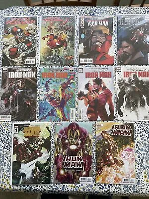 Buy Tony Stark Iron Man 1-5 Slott Iron Man 2020 1-3 Invincible #9 599 600 Marvel VGC • 19.99£