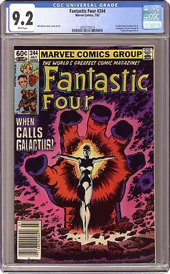 Buy Fantastic Four #244 CGC 9.2 1982 3932772014 • 91.35£