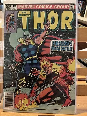 Buy Thor #306 | Marvel 1981 | Origin Of Air-Walker & Firelord • 4.75£