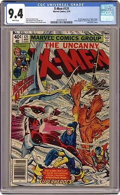 Buy Uncanny X-Men #121 CGC 9.4 1979 4045972019 1st Full App. Alpha Flight • 316.26£