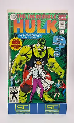 Buy The Incredible Hulk #393 (Marvel 1992) Foil Cover 30th Anniversary • 7.91£