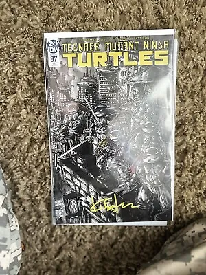 Buy Teenage Mutant Ninja Turtles IDW #97 Signed Kevin Eastman Store Variant COA • 35.98£