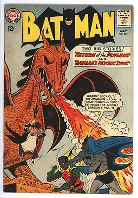 Buy * BATMAN #155 (1963) 1st Silver Age Penguin Cover & Appearance! Fine 6.0 * • 592.92£