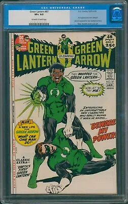 Buy Green Lantern #87 1971 CGC 8.5 OW-W Pages! 1st Appearance Of John Stewart! • 592.72£