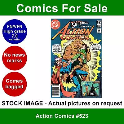 Buy DC Action Comics #523 Comic - FN/VFN Clean 01 September 1981 • 4.99£