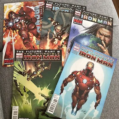 Buy Original US-Marvel-Comic Invincible Iron Man # 523-527 (2012) • 6.01£