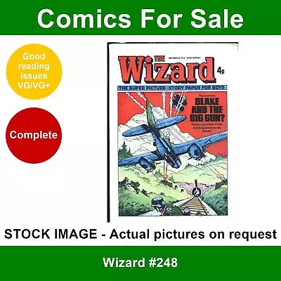 Buy Wizard #248 Comic 09 November 1974 VG/VG+ DC Thomson • 3.49£