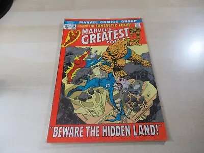 Buy Marvel's Greatest Comics #34 Bronze Age Higher Grade Fantastic Four Black Bolt • 2.98£