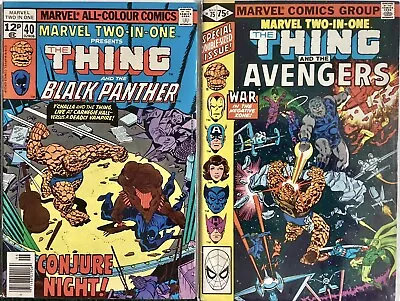 Buy Marvel Two-in-one #40, 75, Black Panther, Avengers, 1978/81 Good, Bagged/boarded • 9.99£