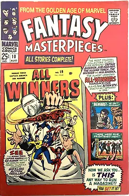 Buy Fantasy Masterpieces # 10.  Aug. 1967.  68 Pages. Vfn- 7.5.  Jack Kirby-cover. • 26.99£