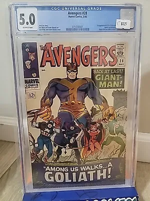 Buy Avengers #28 CGC 5.0 First APPEARANCE OF THE COLLECTOR • 80.31£