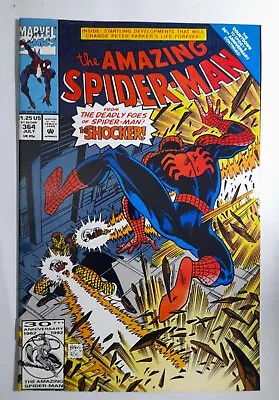 Buy 1992 Amazing Spiderman 364 NM.Debut Of Scourge New Outfit.Marvel Comics • 16.99£