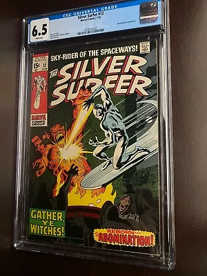 Buy Silver Surfer #12  (1970) / CGC 6.5 / Abomination Appearance / WHITE Pages • 55.30£