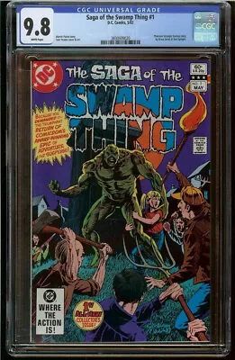 Buy Saga Of The Swamp Thing #1 CGC 9.8 Phantom Stranger • 143.36£