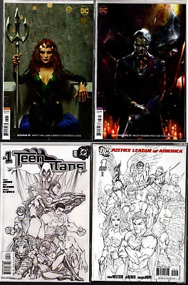 Buy VARIANTS Aquaman #39, Deathstroke #37, Teen Titans #1, Justice League #1 • 10.05£