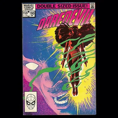 Buy Daredevil #190 Near Mint Frank Miller Double Issue Feat Elektra Bronze Age • 6£